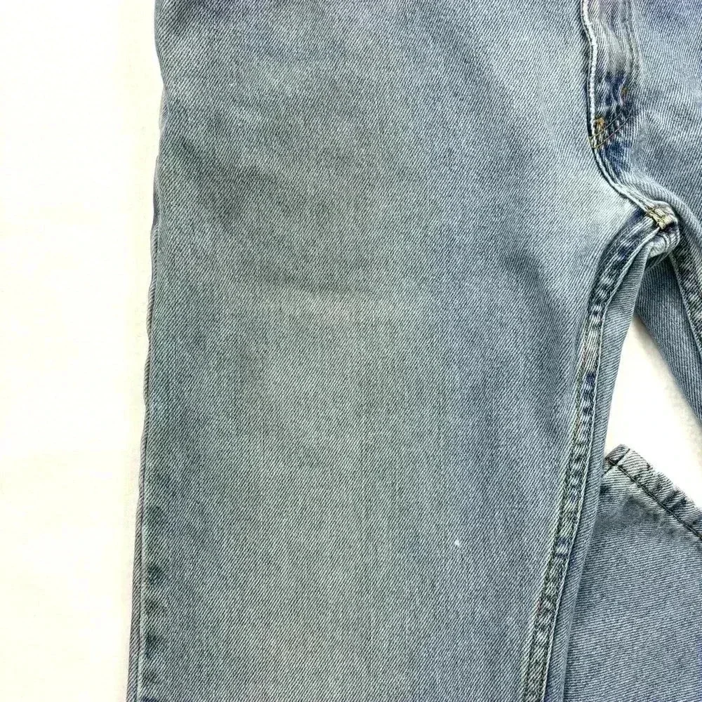 Vintage‎ Levi’s 505 Retro Med Wash Faded Slim Straight Mens Jeans Size 34/32